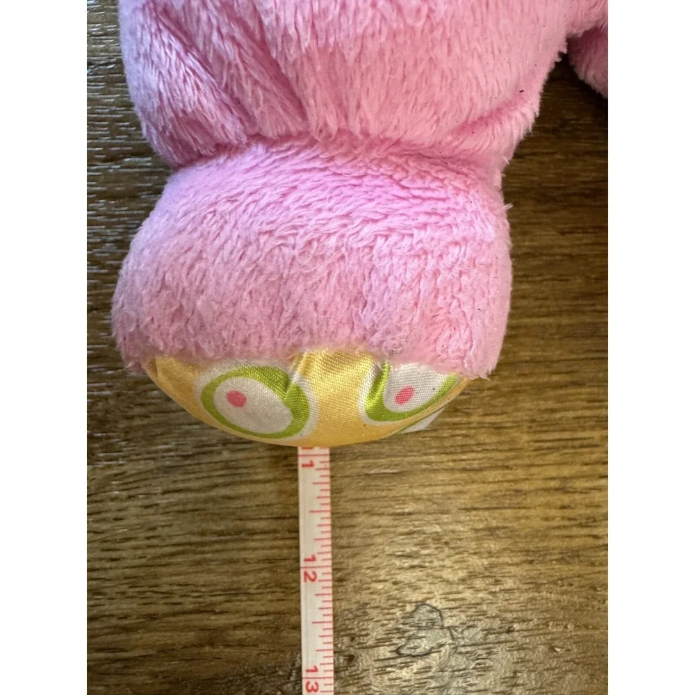 Fisher Price Pink Baby 1st First Doll 10 Inch Blue Eyes Plush Stuffed Rattle Toy